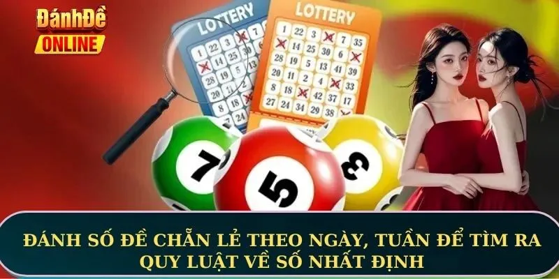 Đánh số đề chẵn lẻ theo ngày, tuần để tìm ra quy luật về số nhất định
