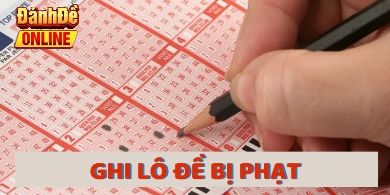 Ghi lô đề bị phạt