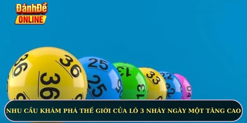 Nhu cầu khám phá thế giới của lô 3 nháy ngày một tăng cao